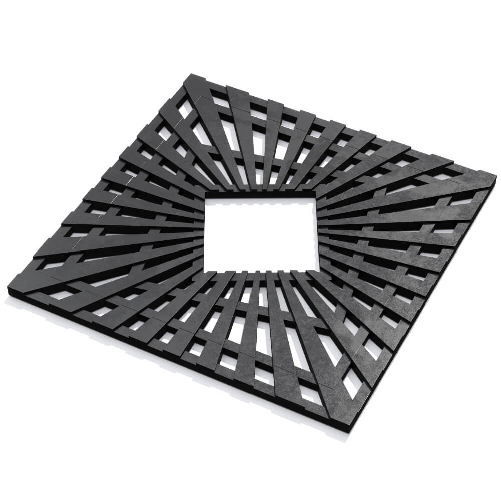 Приствольная решетка для дерева ZKING ATMOSPHERE 1.2х1.2м Черная в Югорске фото