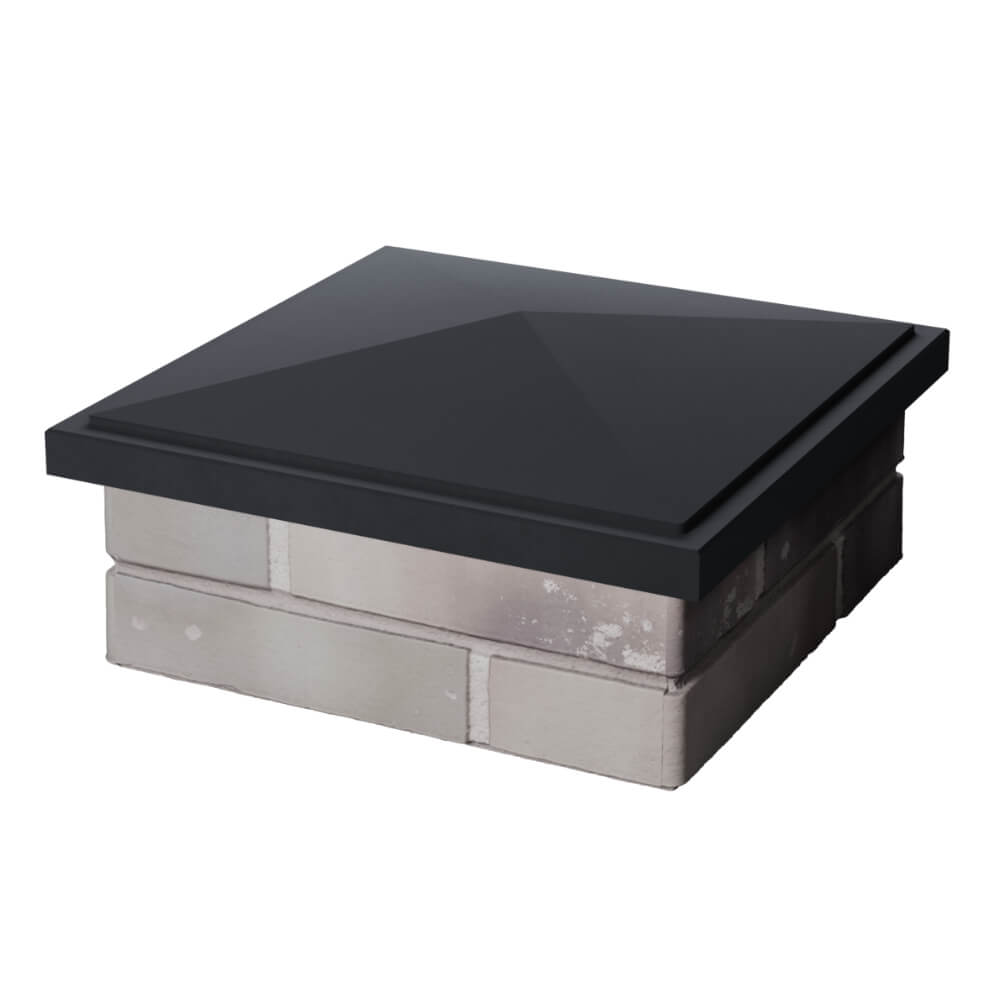 Колпак Zking БонаМоно Серый на столб 1.5х1.5 кирпича (385х385, 400х400мм) в Югорске фото