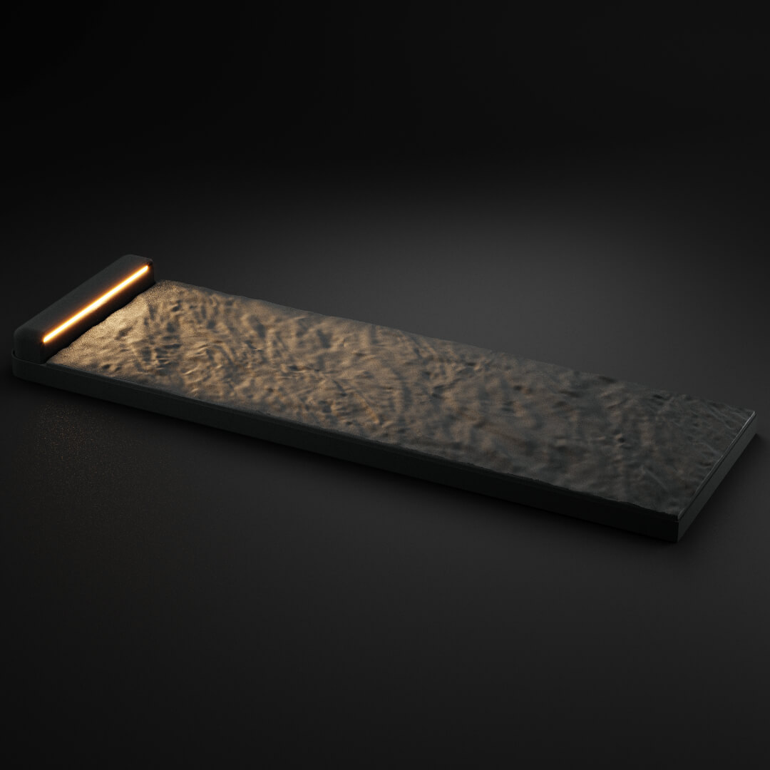 LED Светильник для шаговой плиты STONE Графитовый Серый 330х75х98мм в Югорске фото