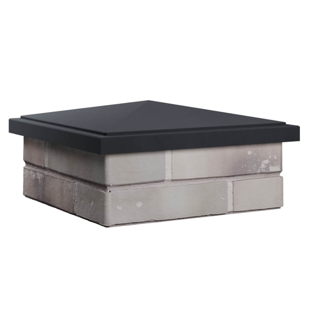 Колпак Zking БонаМоно Серый на столб 1.5х1.5 кирпича (385х385, 400х400мм) в Югорске фото