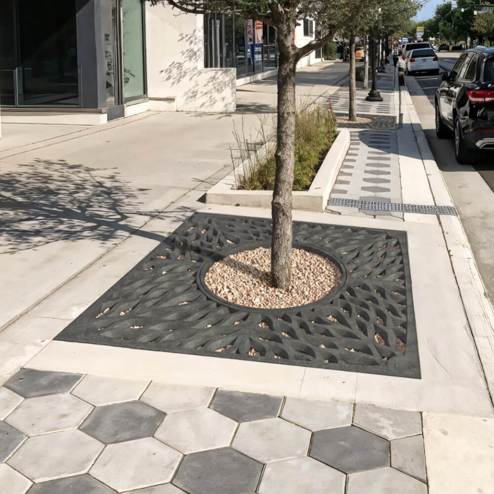 Приствольная решетка для дерева ZKING CRUST 2х2м Черная в Югорске фото