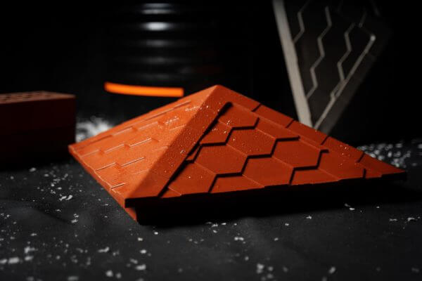 Колпак Zking Эверест Красный на столб 1.5х1.5 кирпича (390х390мм) в Югорске фото