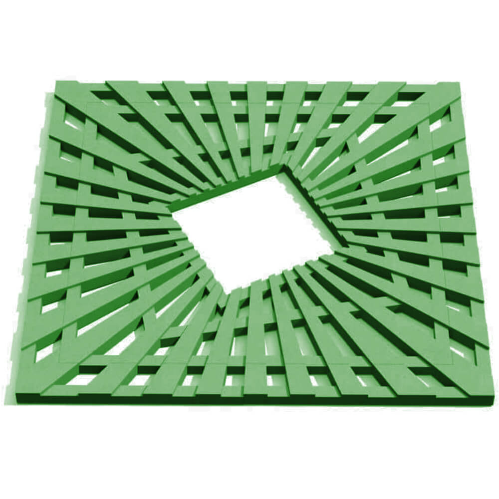 Приствольная решетка для дерева ZKING ATMOSPHERE 1.2х1.2м Зеленая Югорск фото